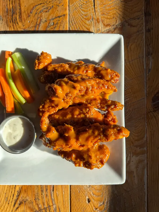 Buffalo chicken tenders with ranch